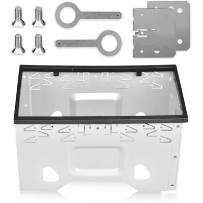 BNGXR Cadre de Montage Autoradio 2 DIN, Métal Cage d'Autoradio, Universel Fente Cadre d'Autoradio pour Lecteur DVD de Voiture, Autoradio, Navigation GPS BNGXR Cadre de Montage Autoradio 2 DIN, Métal Cage d'Autoradio, Universel Fente Cadre d'Autoradio pour Lecteur DVD de Voiture, Autoradio, Navigation GPS