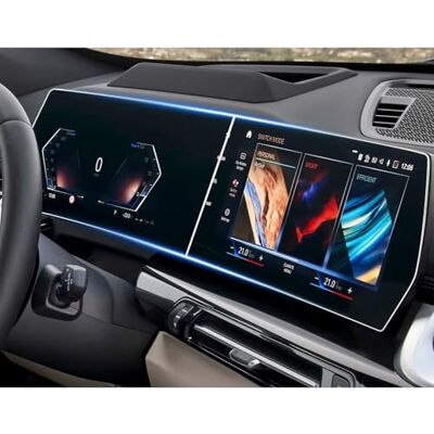 LVDLRAJJ Compatible Avec BMW Pour U10 U11 X1 IX1 2023 LCD Autoradio GPS Navigation Verre Trempé Et Film Protecteur D'écran De Tableau De Bord 2 Pièces Films protection d'écran LVDLRAJJ Compatible Avec BMW Pour U10 U11 X1 IX1 2023 LCD Autoradio GPS Navigation Verre Trempé Et Film Protecteur D'écran De Tableau De Bord 2 Pièces Films protection d'écran