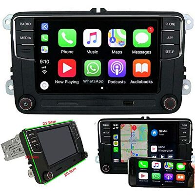 SCUMAXCON Autoradio Car Radio Navigation Touchscreen Audio for Car (RCD360 Backup Camera Deactived) SCUMAXCON Autoradio Car Radio Navigation Touchscreen Audio for Car (RCD360 Backup Camera Deactived)
