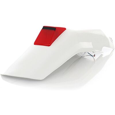 Acerbis 0008328.030 PARAFANGO Arrière HON XR 600R 95-99, Blanc/rouge Acerbis 0008328.030 PARAFANGO Arrière HON XR 600R 95-99, Blanc/rouge