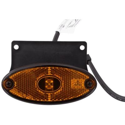 Aspöck Lampe de signalisation latérale pour remorques Flatpoint II LED avec support de montage Aspöck Lampe de signalisation latérale pour remorques Flatpoint II LED avec support de montage