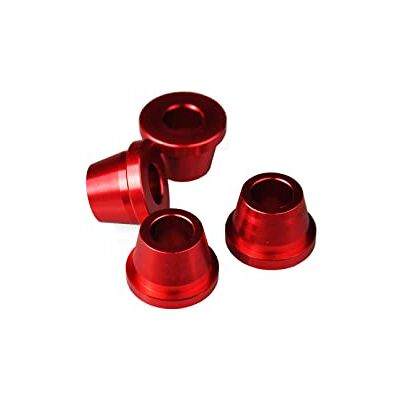 SCAR Handle Bar Rubber Killer Cushion Damper Solid Cones Bushing Compatible with HONDA CR 125 250 CRF 250 450 CRF450R 450R 450RL 99-25 Red SCAR Handle Bar Rubber Killer Cushion Damper Solid Cones Bushing Compatible with HONDA CR 125 250 CRF 250 450 CRF450R 450R 450RL 99-25 Red