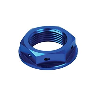 SCAR Ecrou de colonne de direction Compatible avec YAMAHA YZ YZ-F YZ-X YZ-FX WR-F 125 250 450 94-23 Bleu SCAR Ecrou de colonne de direction Compatible avec YAMAHA YZ YZ-F YZ-X YZ-FX WR-F 125 250 450 94-23 Bleu