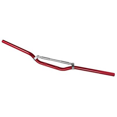 A-pro Guidons Aluminium Moto Custom Diametre 22 mm Tordu Couleurs Barre Renfort Rouge A-pro Guidons Aluminium Moto Custom Diametre 22 mm Tordu Couleurs Barre Renfort Rouge