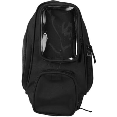 Keenso Sacoche de réservoir de moto universelle avec sangle magnétique puissante, sac de réservoir d'huile et de carburant étanche Oxford noir Keenso Sacoche de réservoir de moto universelle avec sangle magnétique puissante, sac de réservoir d'huile et de carburant étanche Oxford noir