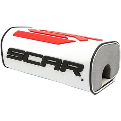 SCAR Mousse de Guidon 28 3D sans barre Moto Cross Quad Dirt Bike Enduro Supermotard Blanc SCAR Mousse de Guidon 28 3D sans barre Moto Cross Quad Dirt Bike Enduro Supermotard Blanc