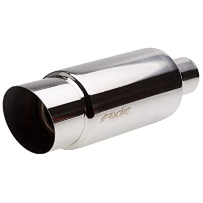 Simoni Racing Spa ESR086 Silencieux d'Échappement Arrondi, Inox Simoni Racing Spa ESR086 Silencieux d'Échappement Arrondi, Inox