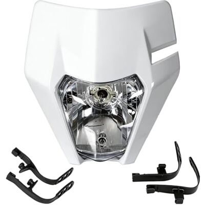 JFG RACING Phare avant de moto tout-terrain, masque de carénage pour Ka-wa-sa-ki ATV scooters, motocross, enduro, Supermoto JFG RACING Phare avant de moto tout-terrain, masque de carénage pour Ka-wa-sa-ki ATV scooters, motocross, enduro, Supermoto