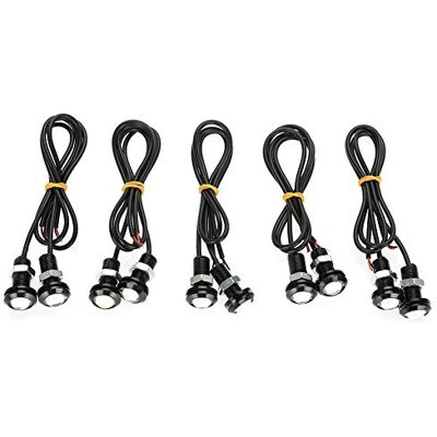 Akozon 10pcs Haute Puissance Blanc 18mm Eagle Eye LED 10W DRL Brouillard Lumière Daytime Running Lights Voiture Moto Clearance Marker Lights Lampeeagle eyes led eagle eyes led Akozon 10pcs Haute Puissance Blanc 18mm Eagle Eye LED 10W DRL Brouillard Lumière Daytime Running Lights Voiture Moto Clearance Marker Lights Lampeeagle eyes led eagle eyes led