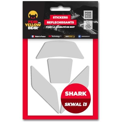 FEAR THE YELLOW BEAR YELLOW BEAR Fear The Yellow Bear© Easy Replica Shark Skwal i3™, Kit 4 Stickers réfléchissants REPOSITIONNABLES, pour Casque Moto, 3M™ Technology (Blanc, Shark SKWAL I3)… FEAR THE YELLOW BEAR YELLOW BEAR Fear The Yellow Bear© Easy Replica Shark Skwal i3™, Kit 4 Stickers réfléchissants REPOSITIONNABLES, pour Casque Moto, 3M™ Technology (Blanc, Shark SKWAL I3)…