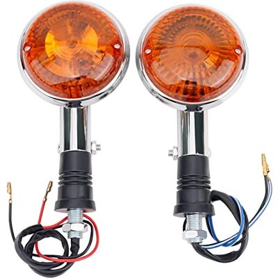 AHL -Moto indicateurs clignotant moto pour Yamaha XV400 Virago XV250 V-MAX 1200 AHL -Moto indicateurs clignotant moto pour Yamaha XV400 Virago XV250 V-MAX 1200