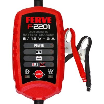 Ferve F-2201 6-12V 2A Battery Charger - Chargeur de Batterie Ferve F-2201 6-12V 2A Battery Charger - Chargeur de Batterie