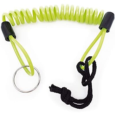 RADIKAL RKREM Cable de Rappel Enroulé avec Anneau pour Frein, Plus Adaptable, Rappel Universel pour Bloque Disque Moto, Casque, Scooter, Velo, Trottinette Electrique, Jaune RADIKAL RKREM Cable de Rappel Enroulé avec Anneau pour Frein, Plus Adaptable, Rappel Universel pour Bloque Disque Moto, Casque, Scooter, Velo, Trottinette Electrique, Jaune