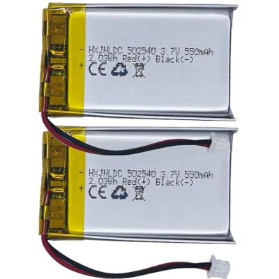 HXJNLDC 502540 Batterie 3.7v 550mAh pour Sena SMH5 Motos Remplacement de la Batterie du Casque Bluetooth Sena SMH5-FM SMH5D SPH10H-FM Numéro de pièce de la Batterie (P/N): ICP40/25/40P Nextbase 312GW HXJNLDC 502540 Batterie 3.7v 550mAh pour Sena SMH5 Motos Remplacement de la Batterie du Casque Bluetooth Sena SMH5-FM SMH5D SPH10H-FM Numéro de pièce de la Batterie (P/N): ICP40/25/40P Nextbase 312GW
