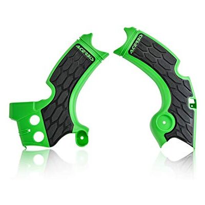 Acerbis 0022574.377 X-Grip KAW KXF 250 17 Glissière, Vert/Noir Acerbis 0022574.377 X-Grip KAW KXF 250 17 Glissière, Vert/Noir