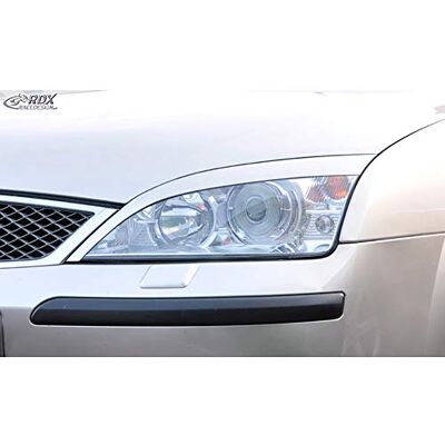 RDX Racedesign RDX Spoilers de phares sur mesure compatible avec Ford Mondeo 2001-2007 (ABS) RDX Racedesign RDX Spoilers de phares sur mesure compatible avec Ford Mondeo 2001-2007 (ABS)