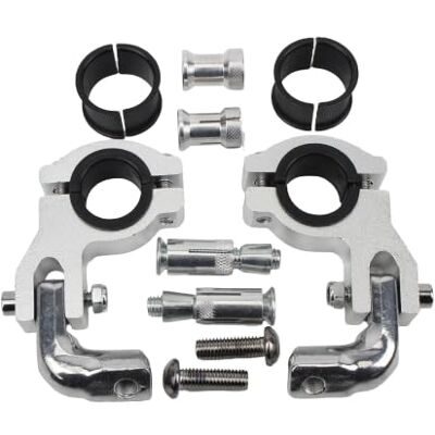 DHC49N Rehausseur Guidon Pièces de garde-mains pour vélo ATV Quad Motorcoss Raiseurs de guidon de moto Supports arrière Rallonges de 22 mm 28 mm DHC49N Rehausseur Guidon Pièces de garde-mains pour vélo ATV Quad Motorcoss Raiseurs de guidon de moto Supports arrière Rallonges de 22 mm 28 mm