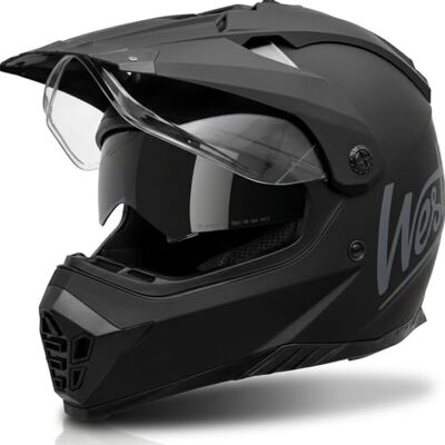Westt Casque de moto intégral – Casque de moto double visière ECE DOT certifié – Casque Cross pour homme femme, casque de moto de route Westt Casque de moto intégral – Casque de moto double visière ECE DOT certifié – Casque Cross pour homme femme, casque de moto de route