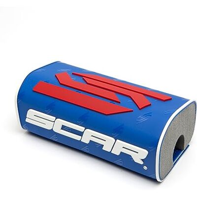 SCAR Mousse de Guidon 28 3D sans barre Moto Cross Quad Dirt Bike Enduro Supermotard Bleu SCAR Mousse de Guidon 28 3D sans barre Moto Cross Quad Dirt Bike Enduro Supermotard Bleu