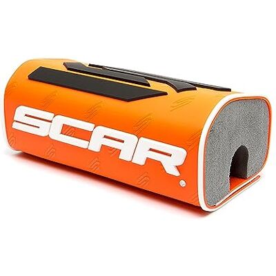SCAR Mousse de Guidon 28 3D sans barre Moto Cross Quad Dirt Bike Enduro Supermotard Orange fluo SCAR Mousse de Guidon 28 3D sans barre Moto Cross Quad Dirt Bike Enduro Supermotard Orange fluo