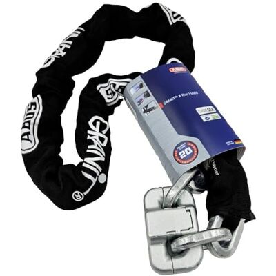 ABUS Granit 4900/14MKS150 Chaîne antivol pour Moto certifiée SRA Noir 15 cm ABUS Granit 4900/14MKS150 Chaîne antivol pour Moto certifiée SRA Noir 15 cm
