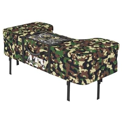 QLS Sac de quad Camo pour montage avant ou arrière avec tricot solide 93 x 43 x 23 cm (Como) QLS Sac de quad Camo pour montage avant ou arrière avec tricot solide 93 x 43 x 23 cm (Como)