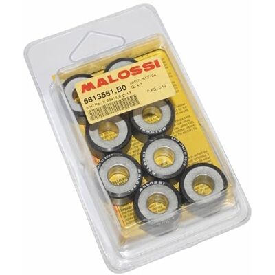 MALOSSI GALET MAXISCOOTER 25x14,9 13,0g (x8) POUR YAMAHA 500 TMAX, 530 TMAX 2012> MALOSSI GALET MAXISCOOTER 25x14,9 13,0g (x8) POUR YAMAHA 500 TMAX, 530 TMAX 2012>