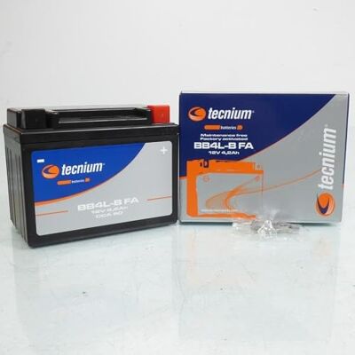 TECNIUM Batterie SLA pour Scooter Peugeot 50 Ludix one 2004 à 2012 YB4L-B / 12V 4.2Ah Neuf TECNIUM Batterie SLA pour Scooter Peugeot 50 Ludix one 2004 à 2012 YB4L-B / 12V 4.2Ah Neuf