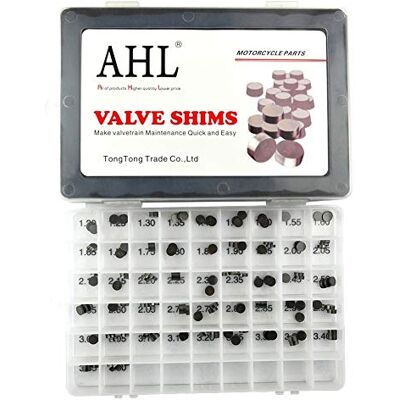 AHL 7.48mm 141pcs 1.20-3.50mm kit valve shim pastilles soupapes pour KLX250R 1994-1996 / KLX250 1979-1980 / KLE650 Versys 2008-2010 AHL 7.48mm 141pcs 1.20-3.50mm kit valve shim pastilles soupapes pour KLX250R 1994-1996 / KLX250 1979-1980 / KLE650 Versys 2008-2010