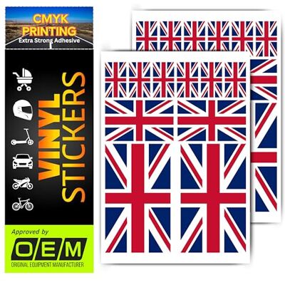 SOLNIT Autocollants moto en vinyle résistant aux intempéries, scooter, casque, réservoir, voiture, autocollants, décoration haute qualité, véhicules, motos (England UK Flagge, Set-20) SOLNIT Autocollants moto en vinyle résistant aux intempéries, scooter, casque, réservoir, voiture, autocollants, décoration haute qualité, véhicules, motos (England UK Flagge, Set-20)
