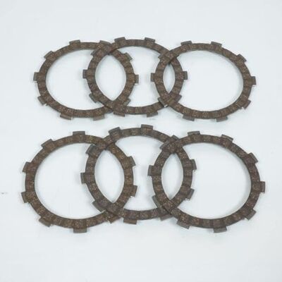 TECNIUM Kit de 6 disques garnis pour moto Yamaha 125 DTLC 1982 à 1983 Neuf TECNIUM Kit de 6 disques garnis pour moto Yamaha 125 DTLC 1982 à 1983 Neuf