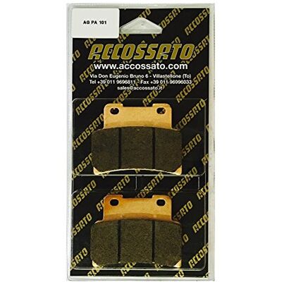 ACCOSSATO agpa101st-3 Plaquette de Frein, Set de 2 ACCOSSATO agpa101st-3 Plaquette de Frein, Set de 2