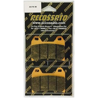 ACCOSSATO agpa96zxc-107 Plaquette de Frein pour kTM > 690 duke aBS, 690 (2012), Lot de 2 ACCOSSATO agpa96zxc-107 Plaquette de Frein pour kTM > 690 duke aBS, 690 (2012), Lot de 2