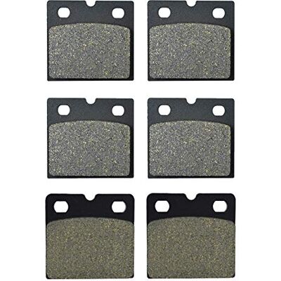 AHL 3 paires de plaquettes de frein avant et arrière pour K75/75-S 1990-1996 / K75 RT 1989-1996 / K75 S 1988-1995 / K100/2 1988-1990 / K100 LT 1988-19191919191 / K10 0 RS/RT 1988-1989 AHL 3 paires de plaquettes de frein avant et arrière pour K75/75-S 1990-1996 / K75 RT 1989-1996 / K75 S 1988-1995 / K100/2 1988-1990 / K100 LT 1988-19191919191 / K10 0 RS/RT 1988-1989