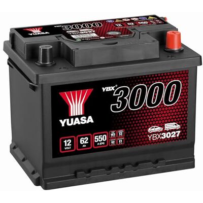 Yuasa BATTERIE YBX3027 12V 62AH 550A Yuasa BATTERIE YBX3027 12V 62AH 550A