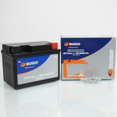 TECNIUM Batterie SLA pour Moto Yamaha 600 Xt K 1990 à 1994 YTX4L-BS / 12V 3Ah Neuf TECNIUM Batterie SLA pour Moto Yamaha 600 Xt K 1990 à 1994 YTX4L-BS / 12V 3Ah Neuf