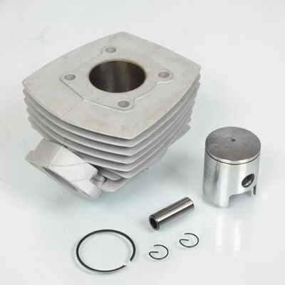 Teknix Cylindre piston mono segment pour mobylette Peugeot 103 FOX alu 6 transfert Teknix Cylindre piston mono segment pour mobylette Peugeot 103 FOX alu 6 transfert