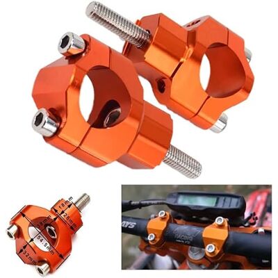 JFG RACING Rehausseur de Guidon 28mm pour125-530 SX SXF EXC EXCF XCW XCFW 00-16 Orange Moto CNC Aluminium Pontet Guidon Rehausse Pontet JFG RACING Rehausseur de Guidon 28mm pour125-530 SX SXF EXC EXCF XCW XCFW 00-16 Orange Moto CNC Aluminium Pontet Guidon Rehausse Pontet