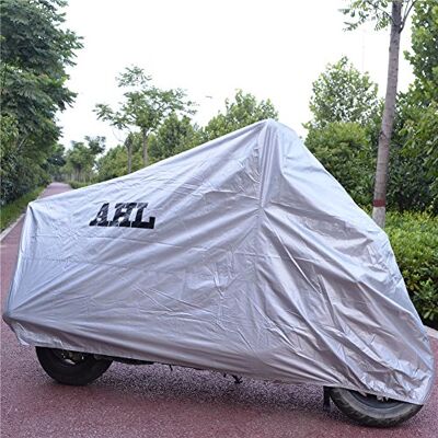 AHL Housse de Protection de Moto, Couverture Imperméable (Argent,XXL) AHL Housse de Protection de Moto, Couverture Imperméable (Argent,XXL)