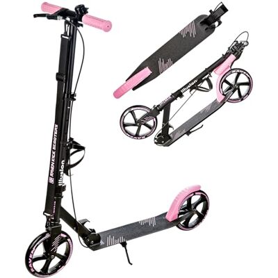 Raven Anabel Trottinette pour Enfant 200mm avec frein à main (orange/rose) Raven Anabel Trottinette pour Enfant 200mm avec frein à main (orange/rose)