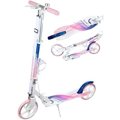 Raven Anabel Trottinette pour Enfant 200mm avec frein à main (orange/rose) Raven Anabel Trottinette pour Enfant 200mm avec frein à main (orange/rose)