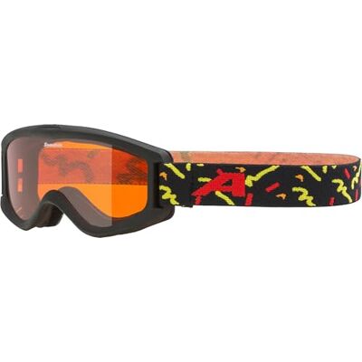 ALPINA CARVY 2.0 Lunettes de ski anti-buée, extrêmement robustes et incassables avec protection UV 100% Coupe extra petite pour les enfants Noir multimat ALPINA CARVY 2.0 Lunettes de ski anti-buée, extrêmement robustes et incassables avec protection UV 100% Coupe extra petite pour les enfants Noir multimat