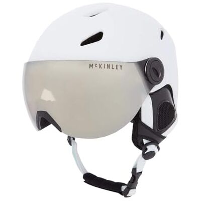 McKINLEY Pulse S2 Visor Hs-01 Casque de Ski Jeunesse Unisexe, White, L McKINLEY Pulse S2 Visor Hs-01 Casque de Ski Jeunesse Unisexe, White, L