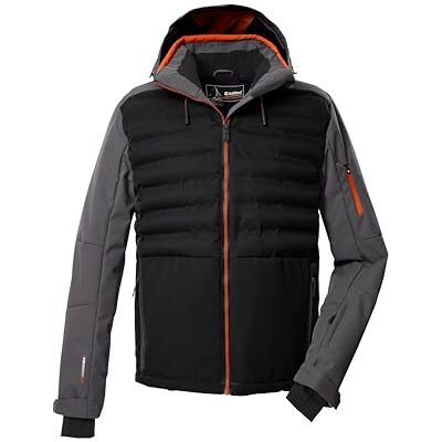 killtec Ksw 72 Mn Ski Jckt Veste hybride matelassée avec capuche zippée amovible et jupe pare-neige Homme killtec Ksw 72 Mn Ski Jckt Veste hybride matelassée avec capuche zippée amovible et jupe pare-neige Homme