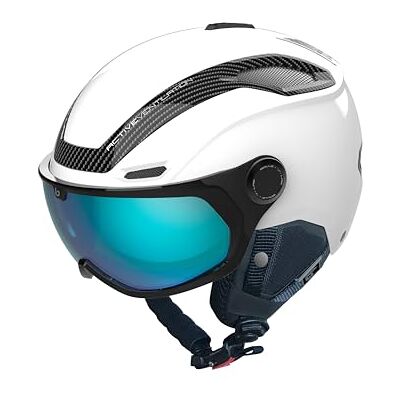 bollé x Medalist Carbon Pro 32120 MIPS Race 53-56 cm Mixte, Blanc, Noir et Bleu, Taille Unique bollé x Medalist Carbon Pro 32120 MIPS Race 53-56 cm Mixte, Blanc, Noir et Bleu, Taille Unique
