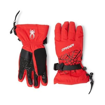 Spyder OVERWEB Gants pour garçon, rouge, taille L Spyder OVERWEB Gants pour garçon, rouge, taille L