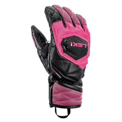 LEKI WCR Venom 3D Jr. 6.0 Gants unisexes, pour jeunes, noir-rose, taille 6 LEKI WCR Venom 3D Jr. 6.0 Gants unisexes, pour jeunes, noir-rose, taille 6