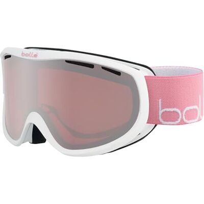 bollé SIERRA White Pink Shiny/Vermillon Gun Cat.2 Small-Medium Masque de ski Femme-Adult bollé SIERRA White Pink Shiny/Vermillon Gun Cat.2 Small-Medium Masque de ski Femme-Adult