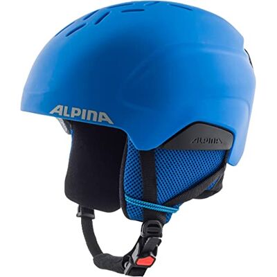 ALPINA PIZI Casque de Ski Unisex-Kids, Blue Matt, 46-51 ALPINA PIZI Casque de Ski Unisex-Kids, Blue Matt, 46-51