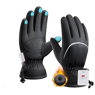 Origem Gants Hiver Homme et Femme 3M Thinsulate Gant Chauffant Moto, Gants Thermiques Tactiles Imperméables Idéals pour Ski, Neige, Course à Pied, Cyclisme, Randonnée et Marche Origem Gants Hiver Homme et Femme 3M Thinsulate Gant Chauffant Moto, Gants Thermiques Tactiles Imperméables Idéals pour Ski, Neige, Course à Pied, Cyclisme, Randonnée et Marche